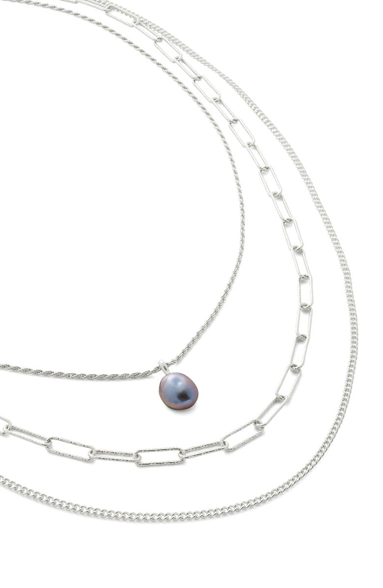 Monica Vinader Nura Keshi Pearl Pendant, Alternate, color, 