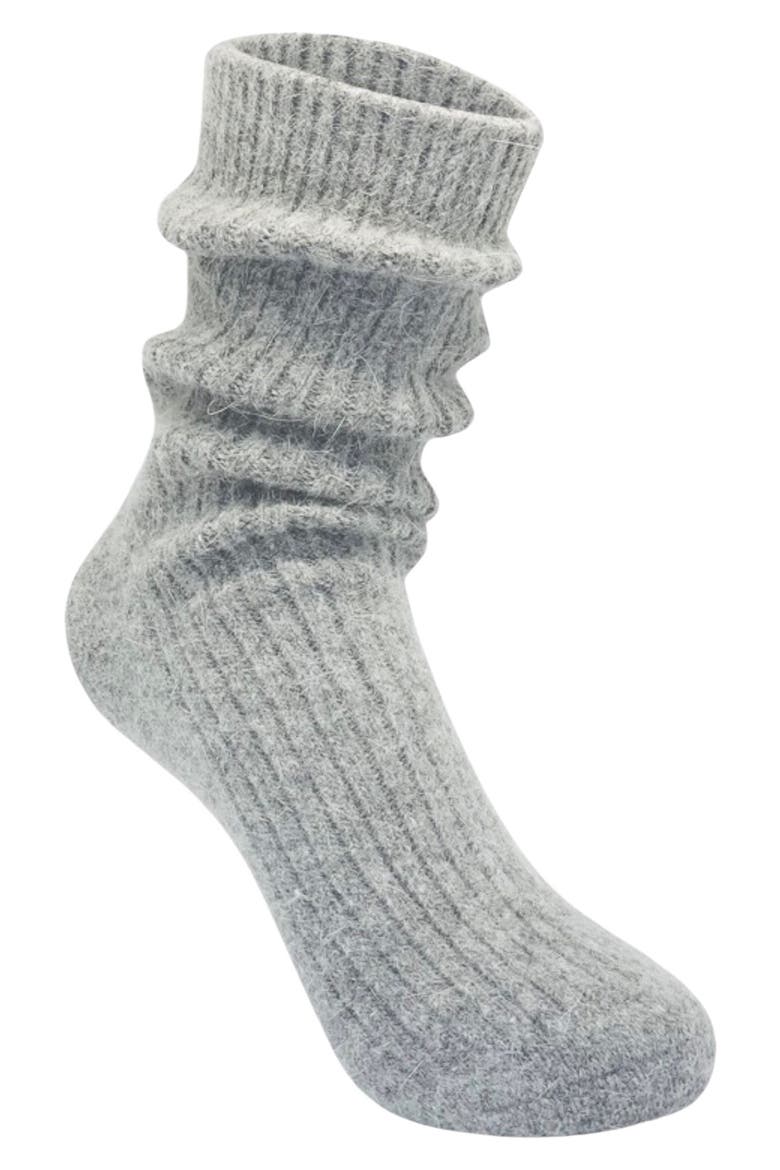 Cashmere Blend Cloud Socks, Main, color, GREY