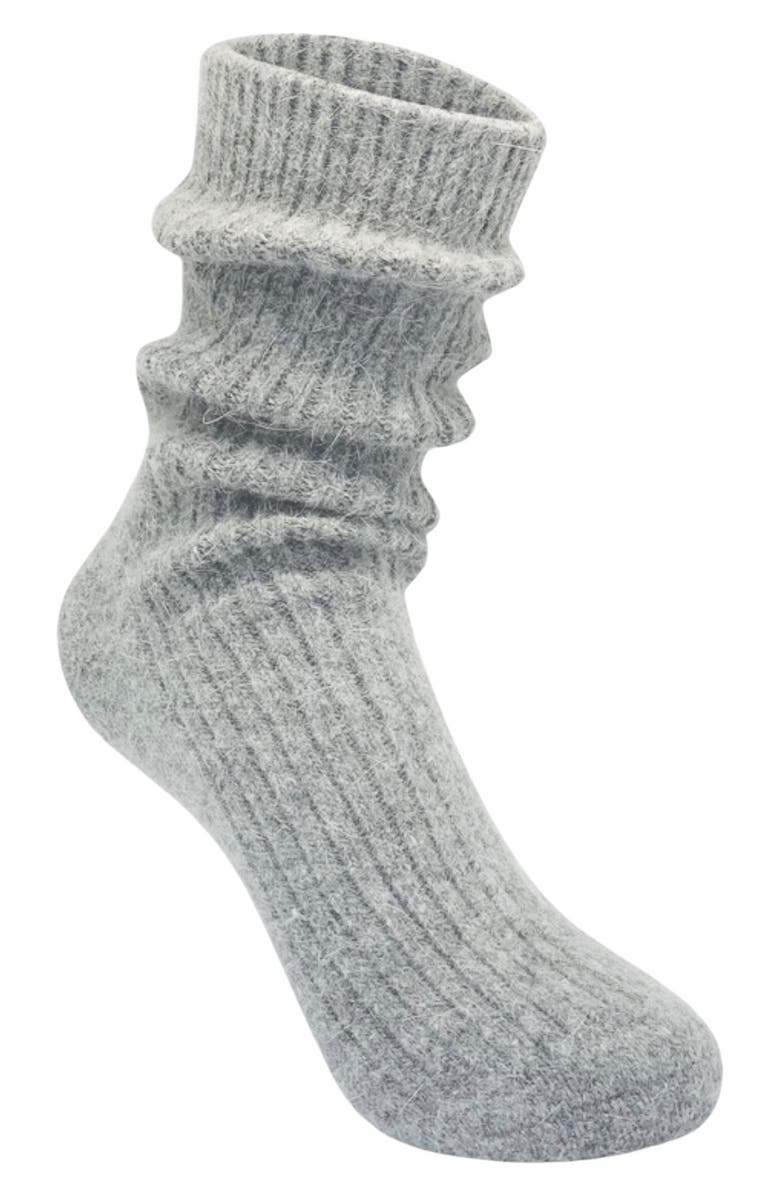 HIGH HEEL JUNGLE Cashmere Blend Cloud Socks, Main, color, Grey