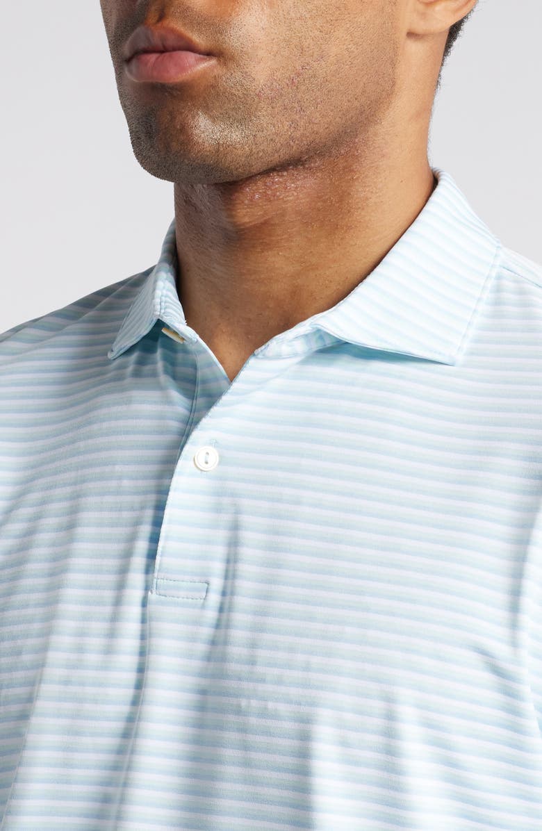 Peter Millar Milton Tailored Fit Stripe Performance Golf Polo, Alternate, color, 