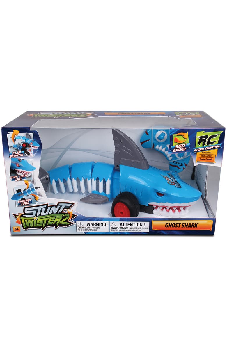 Stunt Twisterz Ghost Shark Remote Control Trick Vehicle, Ages 6+, Main, color, Multicolored