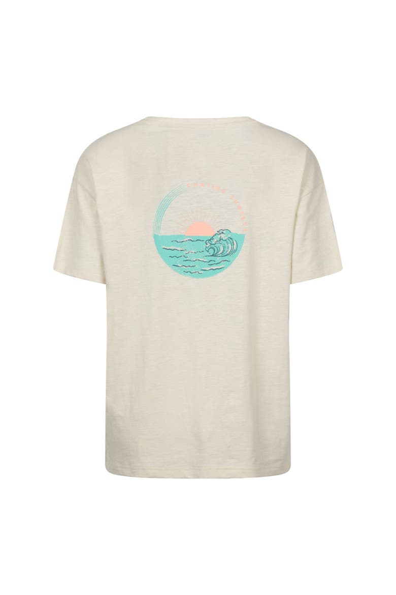 Sea Circle Relaxed Fit T-Shirt, Alternate, color, Beige