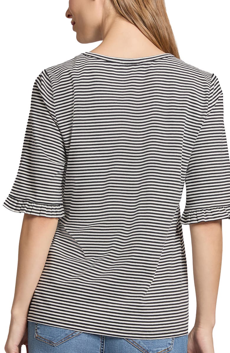 Jones New York Feeder Stripe Top, Alternate, color, 