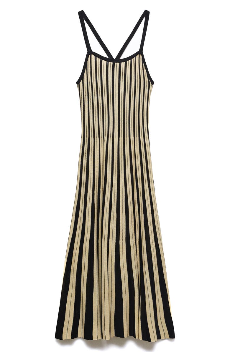 MANGO Stripe Jersey Sweater Dress, Alternate, color,