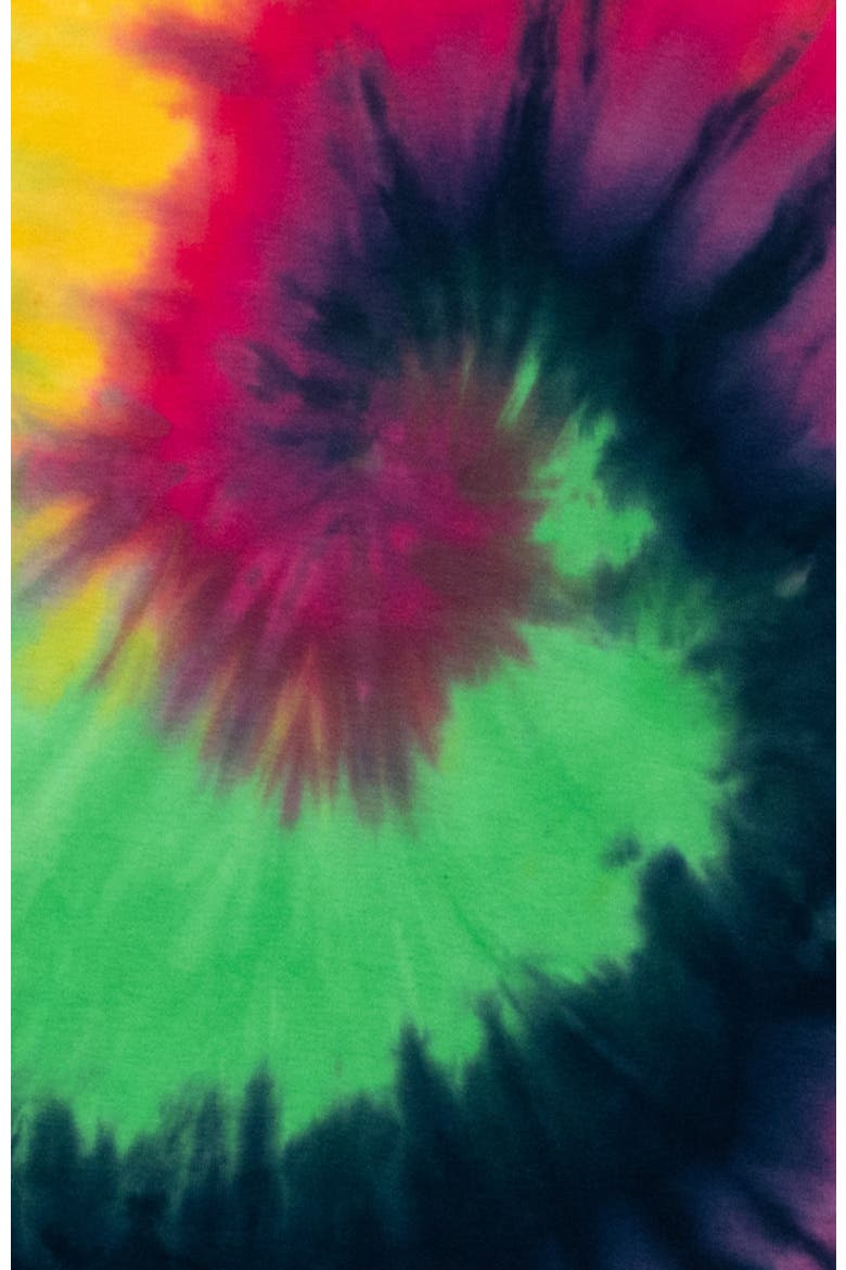Kids Two-Piece Tie Dye Cotton Matching Family Pajamas, Alternate, color, Tie Dye Swirl Girls