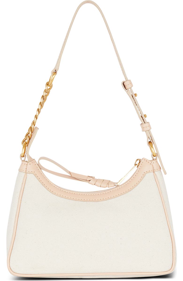 Balmain B-Army Canvas & Leather Shoulder Bag, Alternate, color,