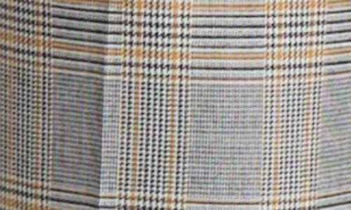 Jones New York Button Tab Plaid Slim Fit Pants In Gray