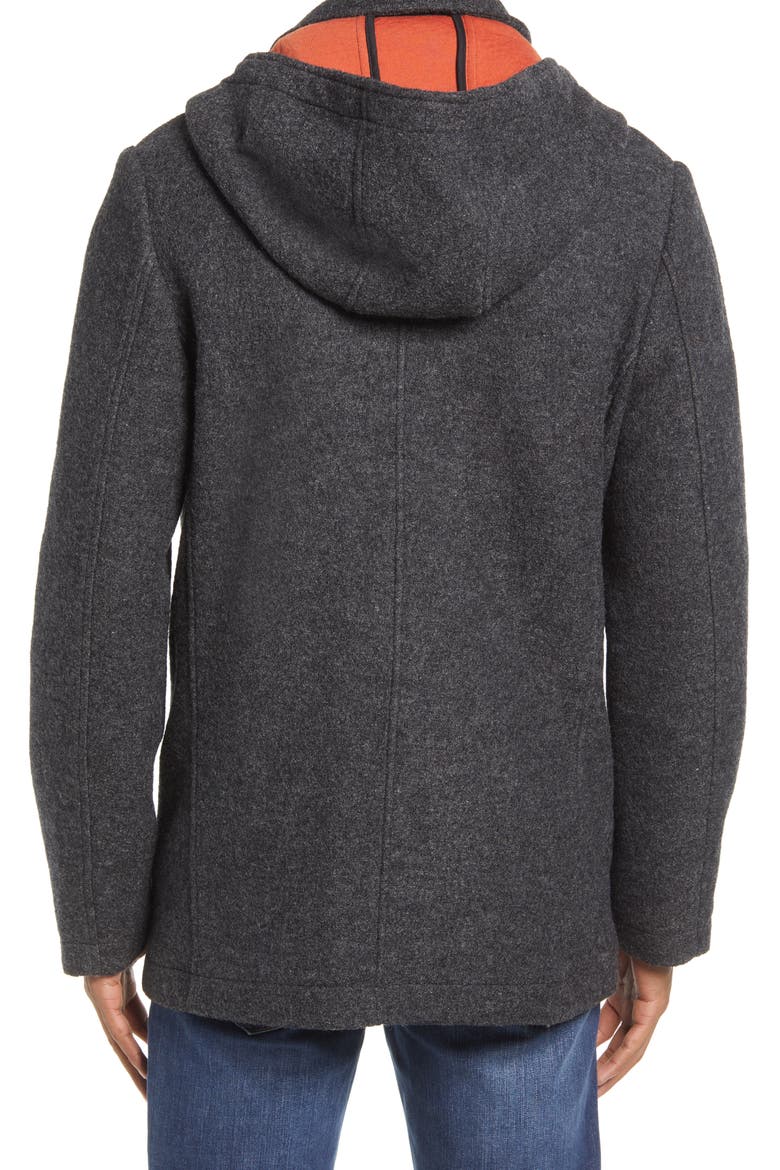 Balboa City Hooded Peacoat, Alternate, color, GREY