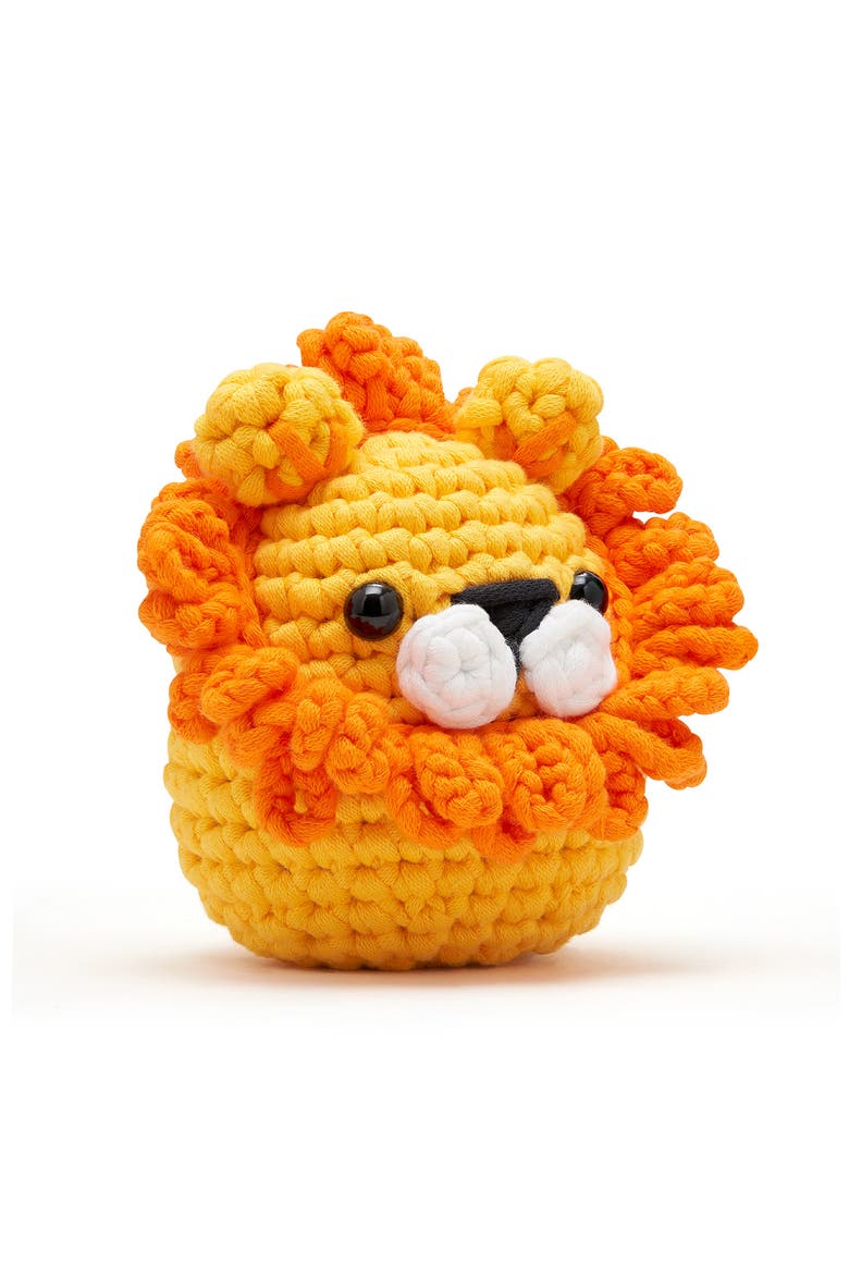 Lion Crochet Kit, Alternate, color, YELLOW