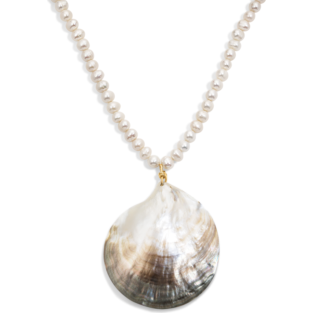 Electric Picks Shelly Necklace in Gold at Nordstrom