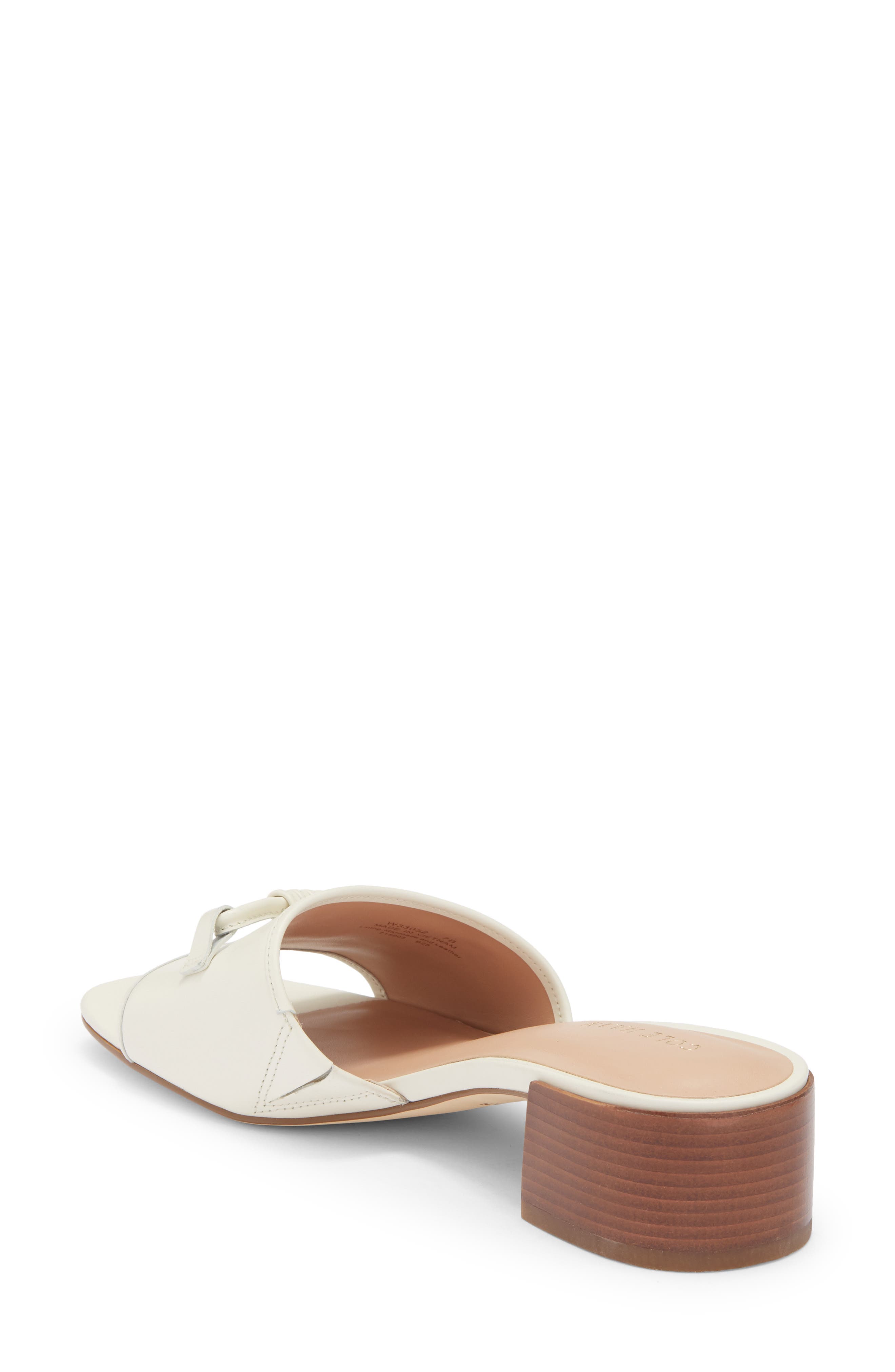 Cole Haan Cailyn Bow Slide Sandal, Alternate, color, Ivory Leather