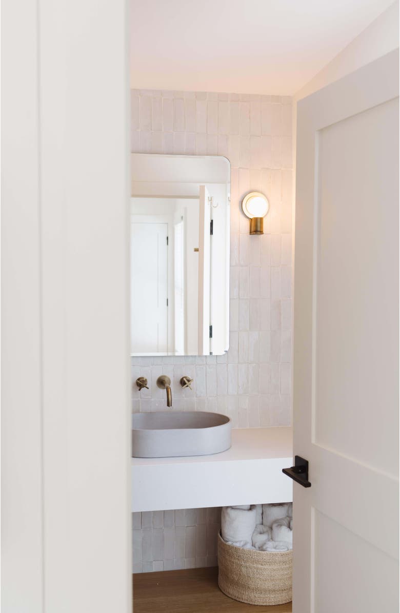 indego africa Banana Leaf Floor Basket, Alternate, color, Natural