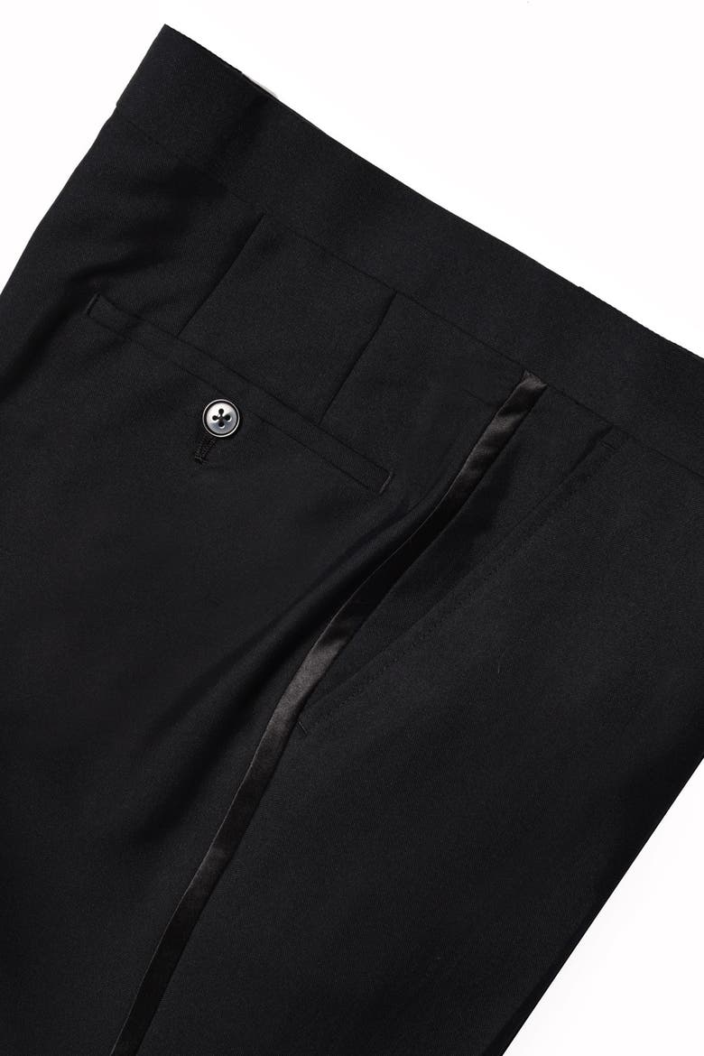 Slim FIt Tuxedo Pants - 30-34" Inseam, Alternate, color, BLACK