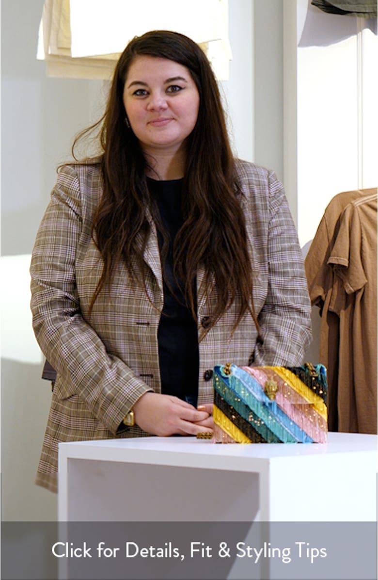 Mini Kensington Fringe Convertible Crossbody Bag, sales video thumbnail