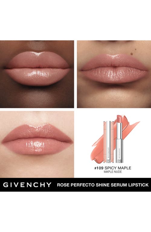 Givenchy Rose Perfecto Shine Serum Lip Oil Stick In N109