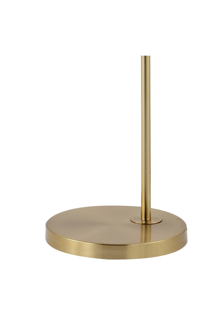 Nora 71" Coastal Vintage Iron LED Floor Lamp, Alternate, color, Brass Gold
