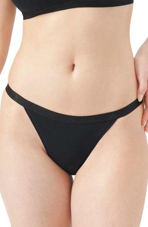 Adidas Originals Set Of 3 String Bikini Briefs In Black