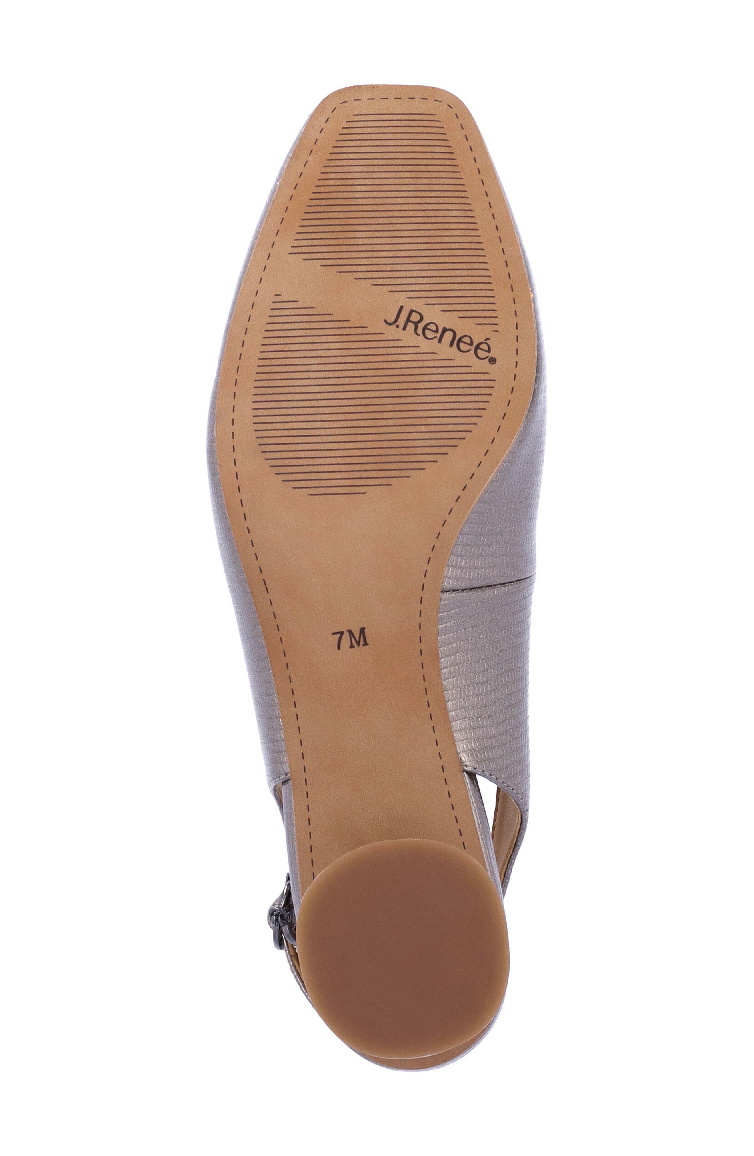 J. Reneé Taveta Slingback Pump, Alternate, color, Pewter