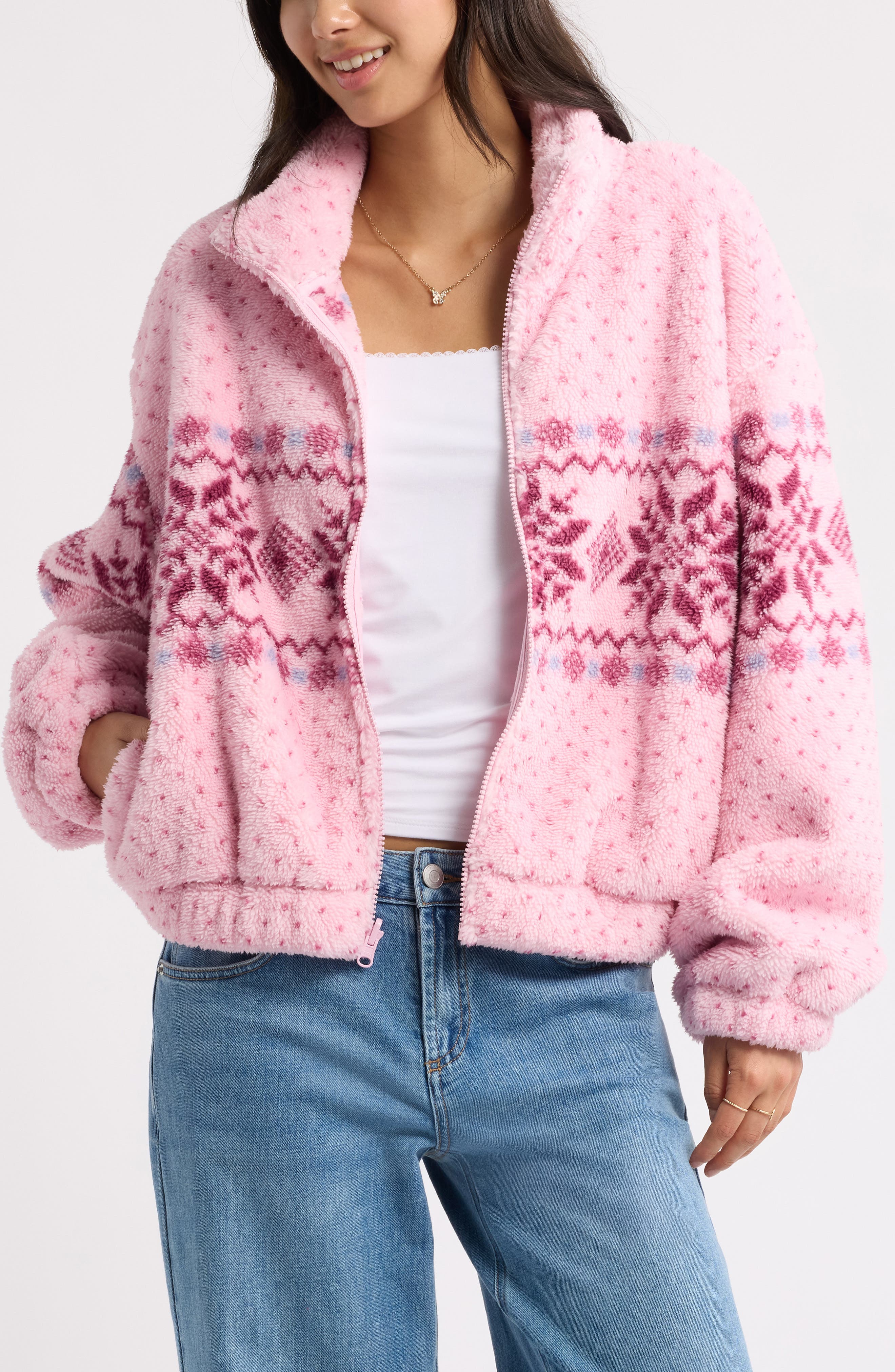 PINK AVA FAIRISLE