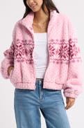 BP. Cozy High Pile Fleece Zip Up Jacket