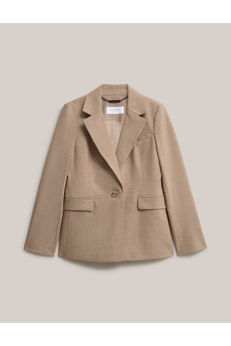 Ashleen Single-Breasted Blazer, Alternate, color, Neutral