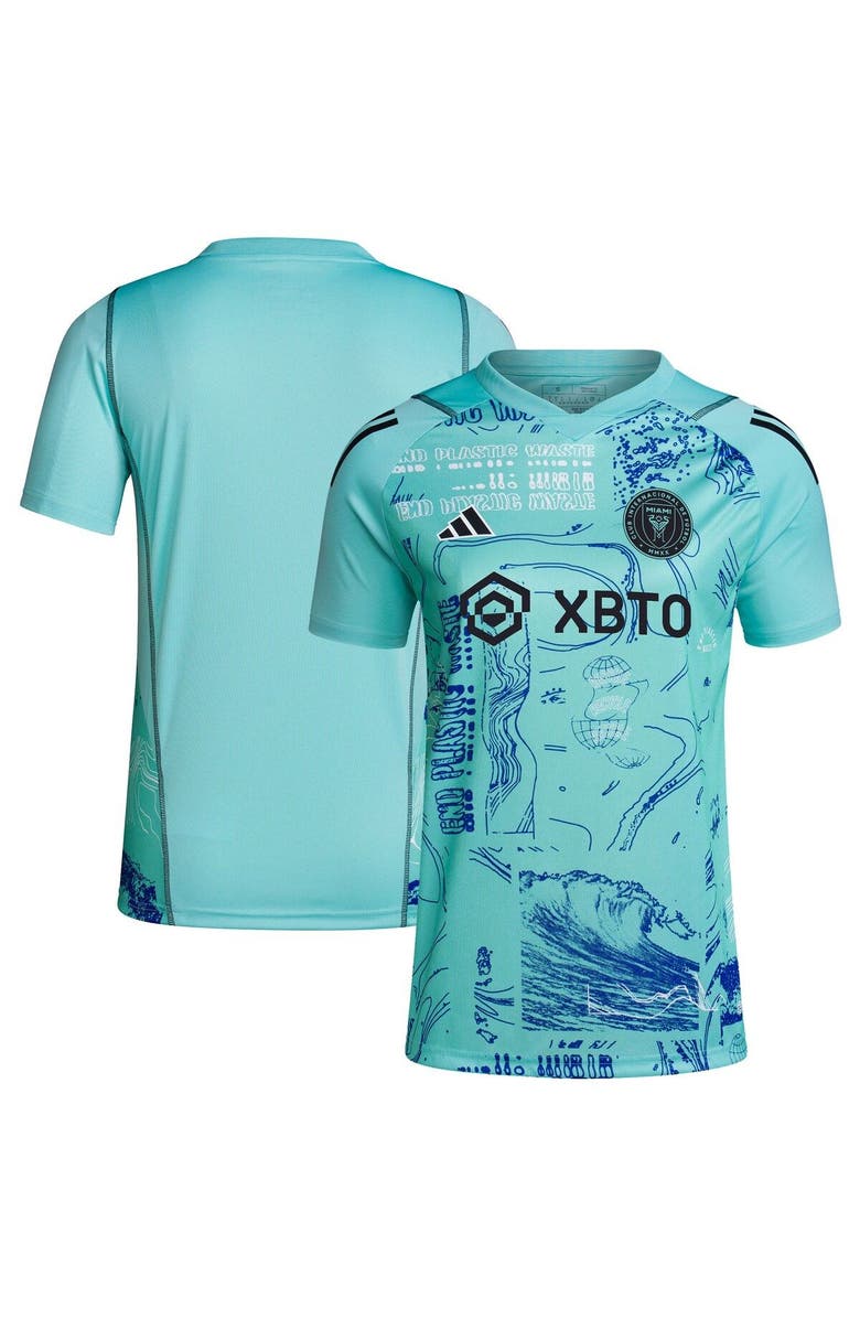 adidas Women's adidas Green Inter Miami CF 2023 One Planet Replica Jersey, Alternate, color,