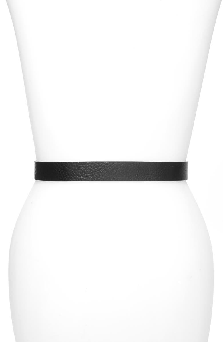 rag & bone Fling Reversible Leather Belt, Alternate, color, 