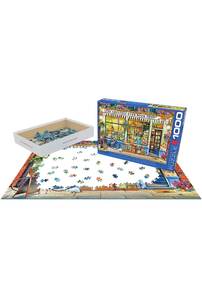The Greatest Ever Book Shop 1000 Piece Puzzle, Alternate, color, Multicolored