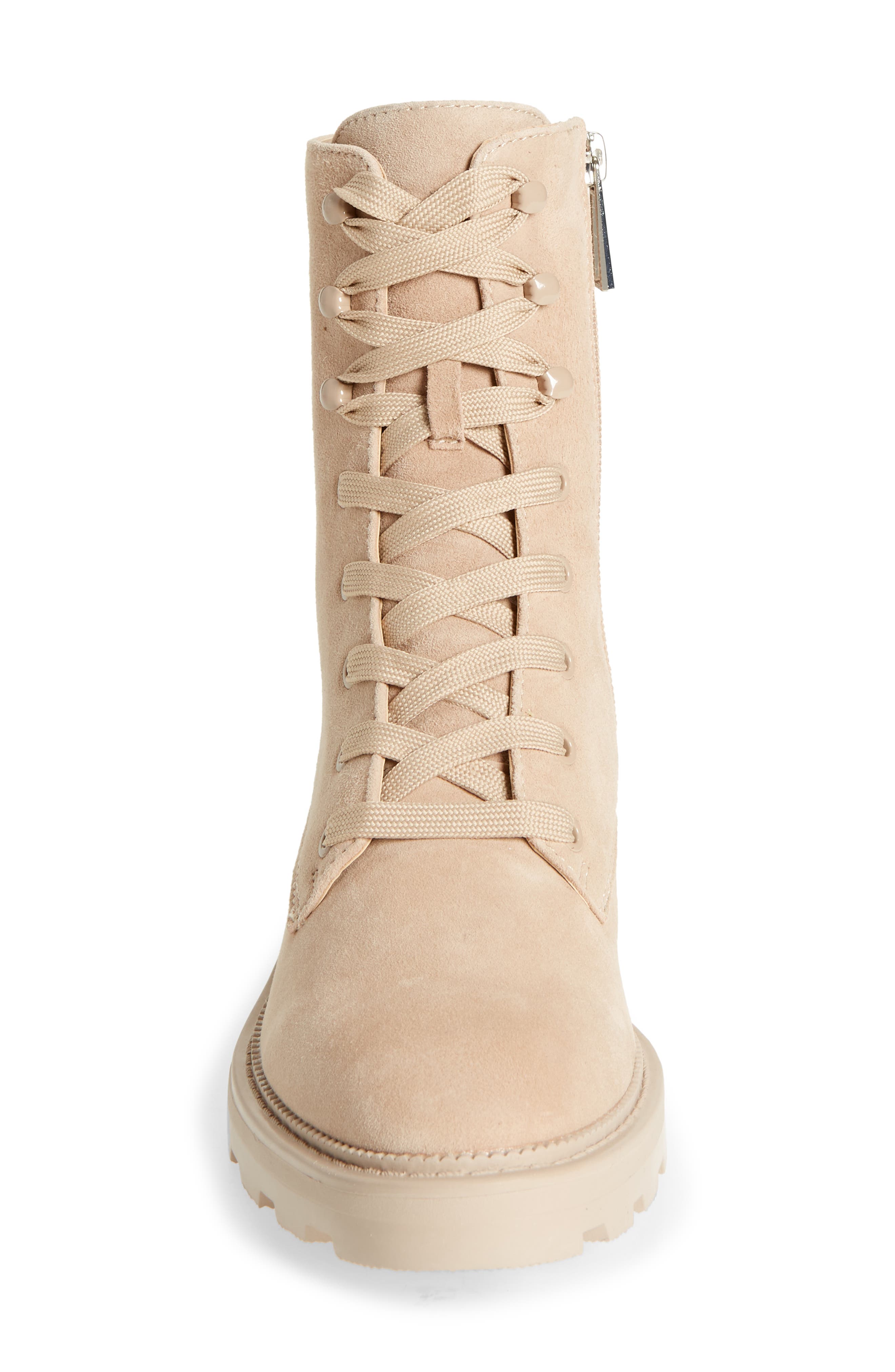 Lottie Platform Bootie, Alternate, color, DUNE NUBUCK