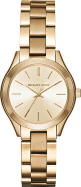 Michael Kors 'Slim Runway' Bracelet Watch, 33mm