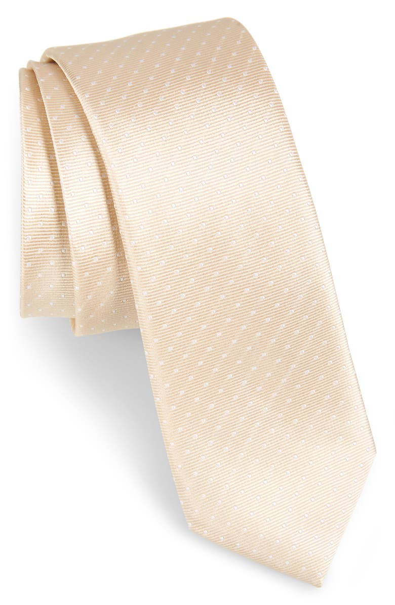 The Tie Bar Dot Silk Tie, Main, color,