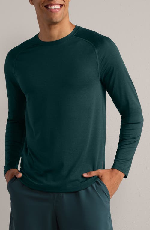 Rhone Atmosphere Long Sleeve Performance T-shirt In Green