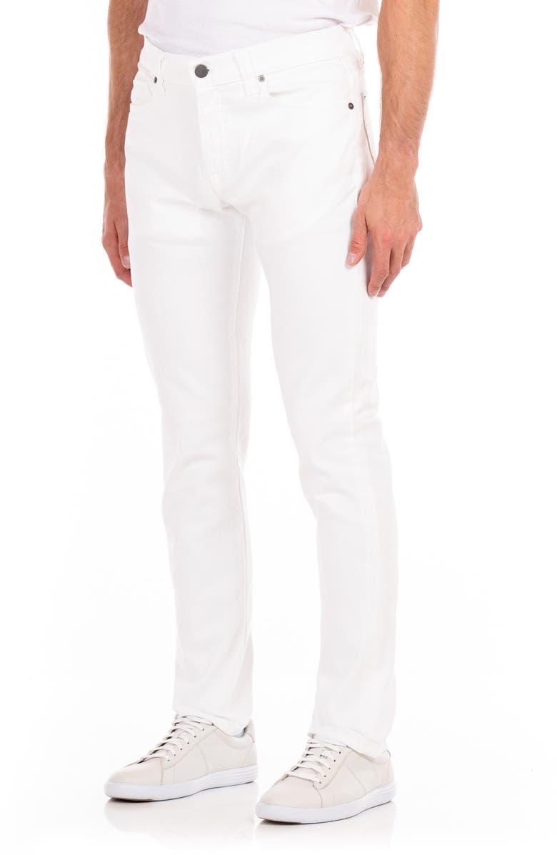 Fidelity Denim Torino Slim Fit Jeans, Alternate, color, Olympic White