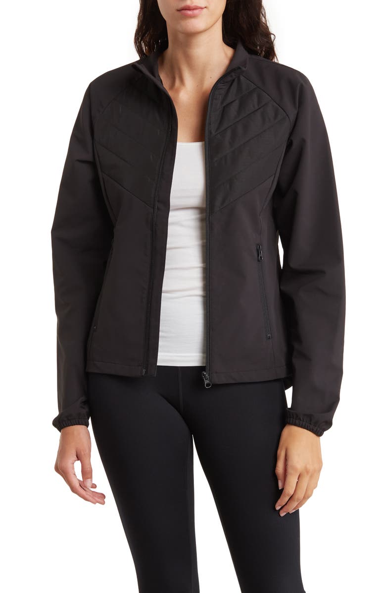 Z by Zella Hybrid Puffer Jacket, Main, color, 