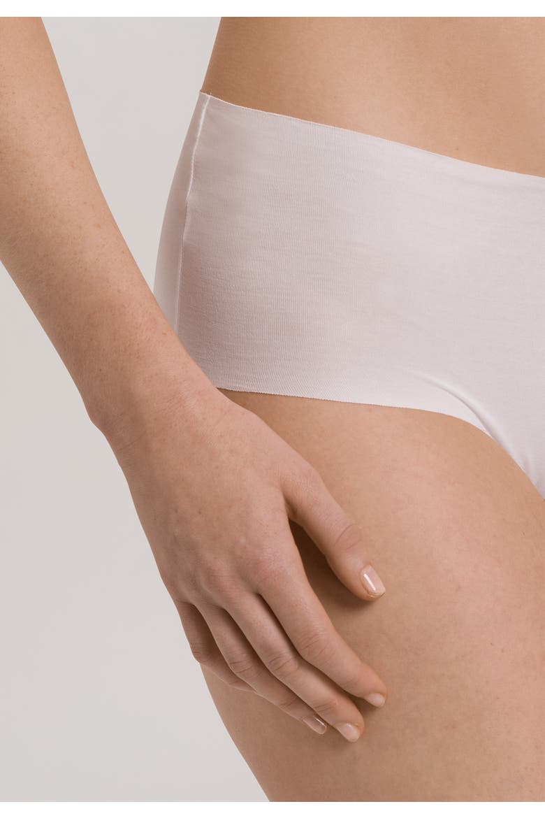 Invisible Cotton Cotton Full Brief, Alternate, color, White