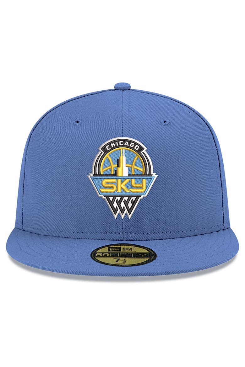 Men's New Era  Light Blue Chicago Sky Team 59FIFTY Fitted Hat, Alternate, color, Light Blue
