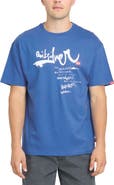 Quiksilver Young Guns Impaired Oversize Graphic Cotton T-Shirt