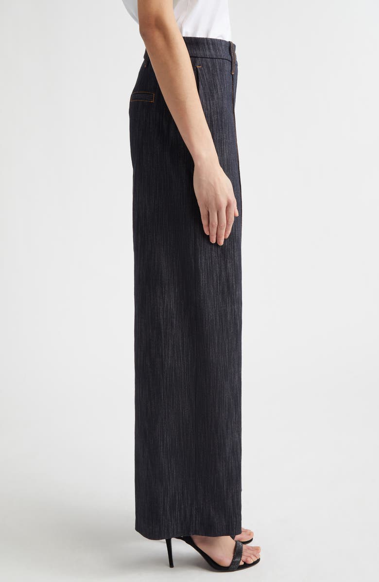 Eleventy Pintuck Wide Leg Jeans, Alternate, color, 11 Blue