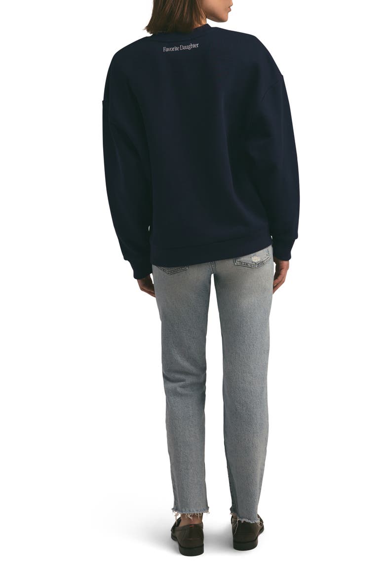 Favorite Grandma Graphic Sweatshirt, Alternate, color, NAVY