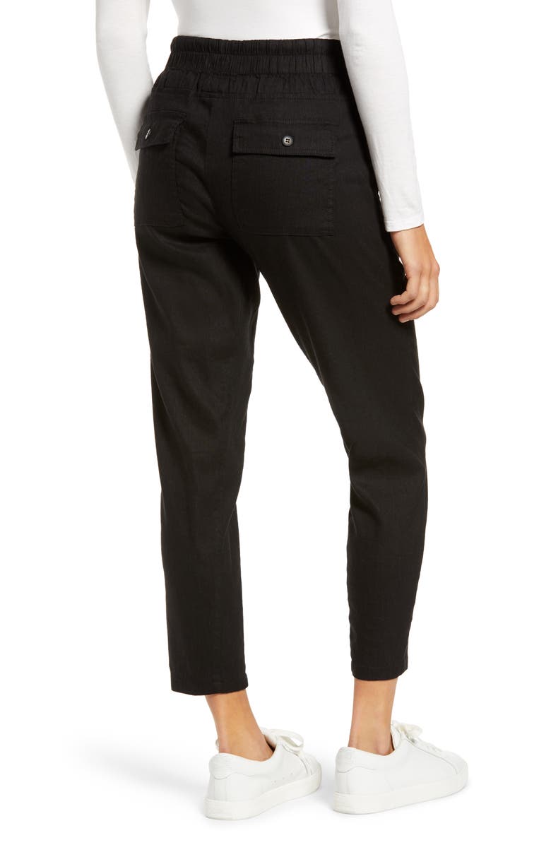 KUT from the Kloth Drawcord Waist Crop Pants, Alternate, color,