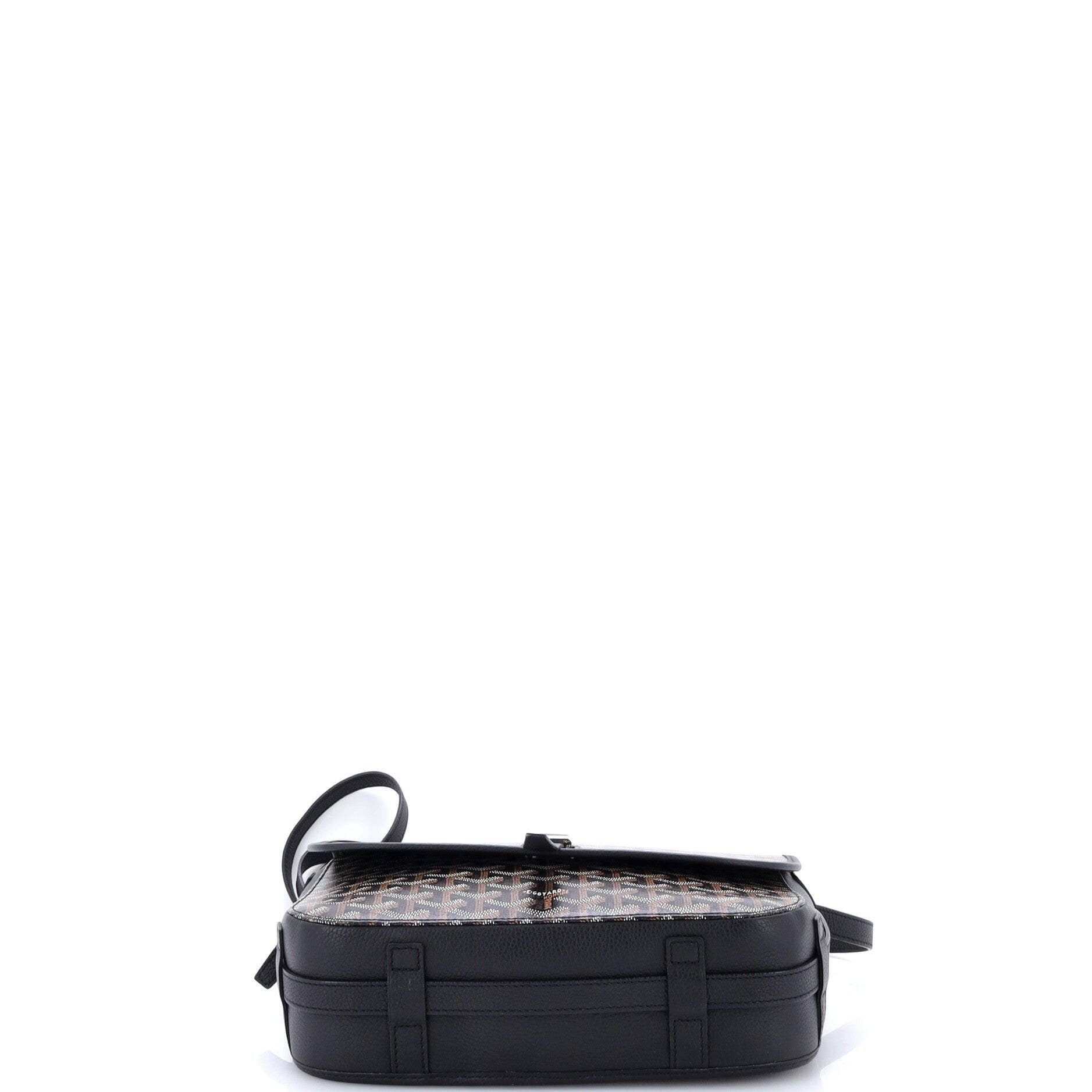 Belvedere II Messenger Bag Coated Canvas MM, Alternate, color, Black
