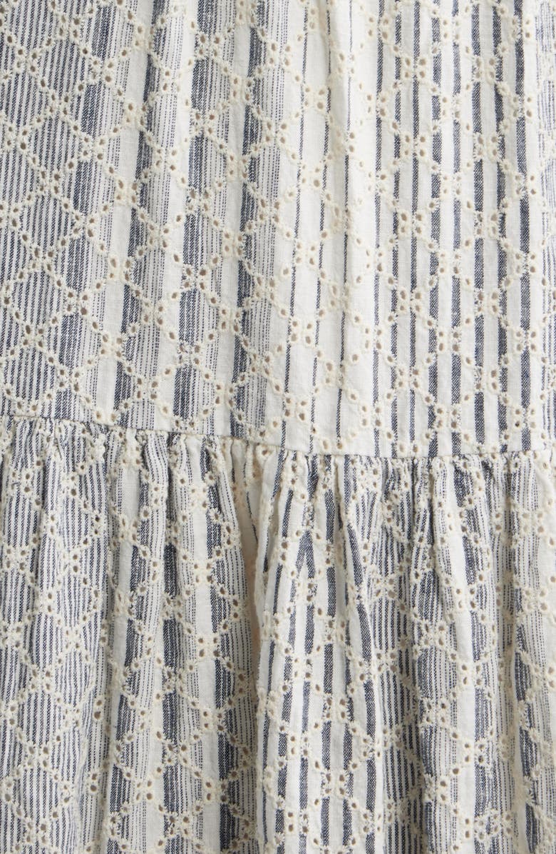 Rails Alessi Embroidered Sleeveless Maxi Dress, Alternate, color, Striped Eyelet