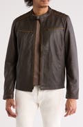 Frye Cafe Racer Leather Jacket