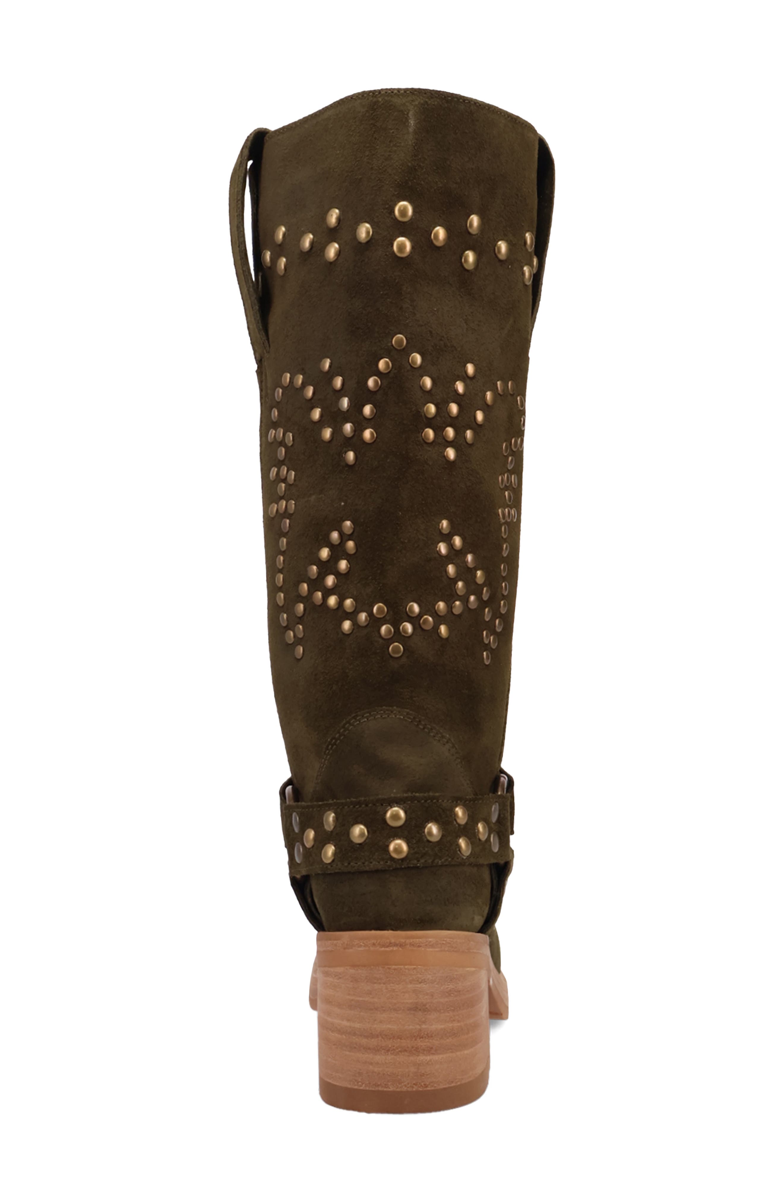 Dingo Troubadour Platform Boot, Alternate, color, Olive