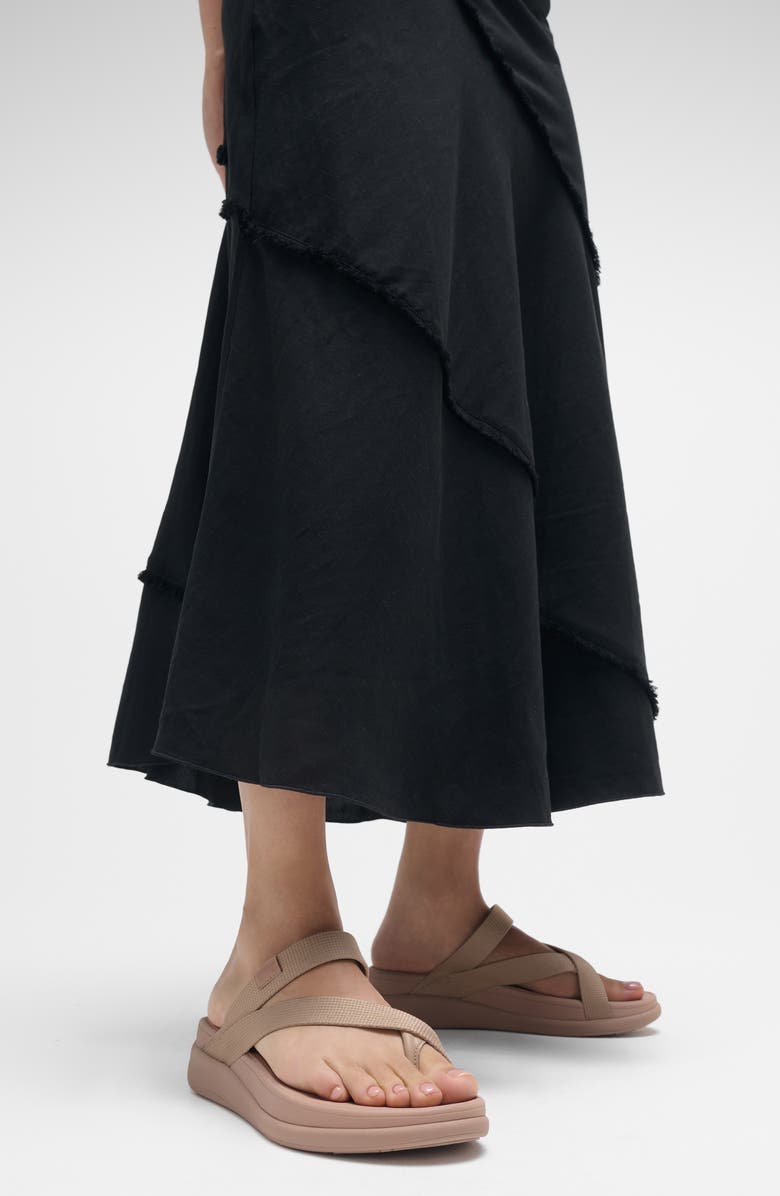 FitFlop Mode Go Webbed Flatform Sandal, Alternate, color, Paris Beige