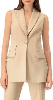 IVONNE Long Tailored Vest
