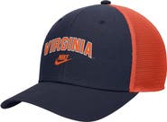 Nike Men's Nike Navy Virginia Cavaliers Vintage Arch Rise Performance Trucker Adjustable Hat