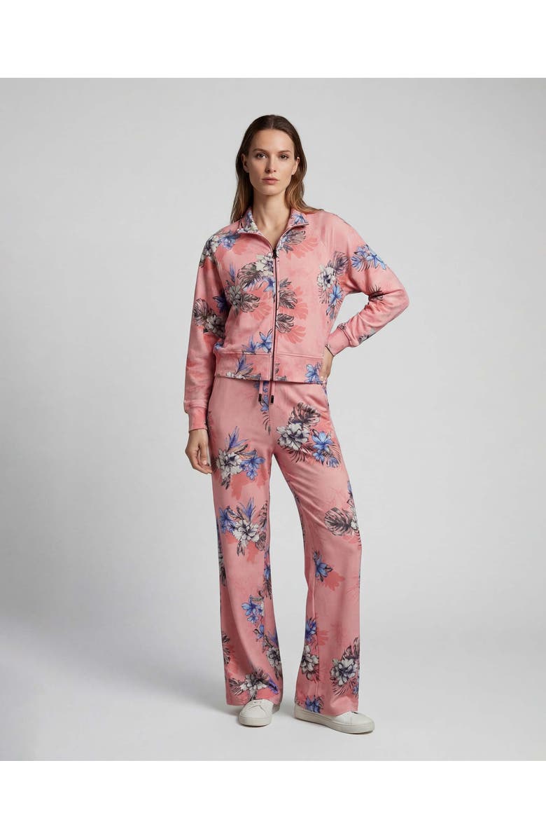 Lords of Harlech Exotic Floral Womens Wide-Leg Pant, Alternate, color, Exotic Floral Coral