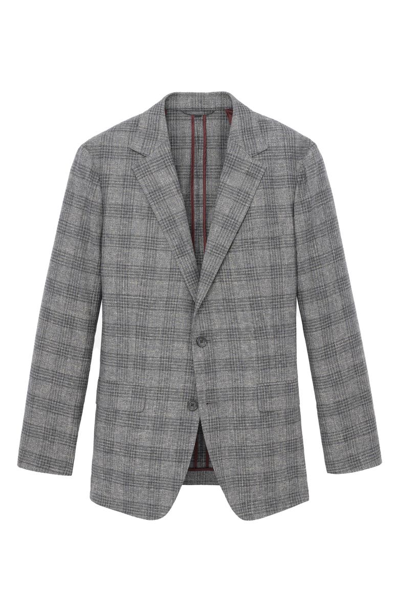 Bonobos Unconstructed Slim Fit Check Blazer, Alternate, color, 
