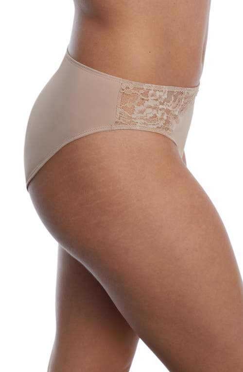 Skarlett Blue Minx Lace Trim Jersey Bikini In Gray